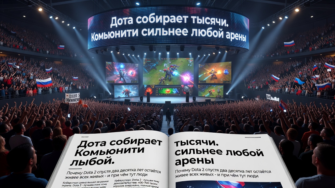 Дота собирает тысячи. Комьюнити сильнее любой арены