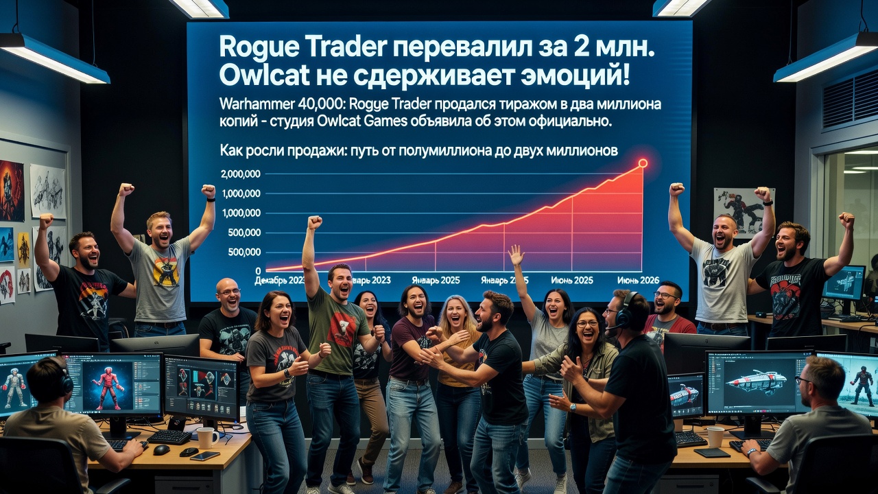Rogue Trader перевалил за 2 млн. Owlcat не сдерживает эмоций!